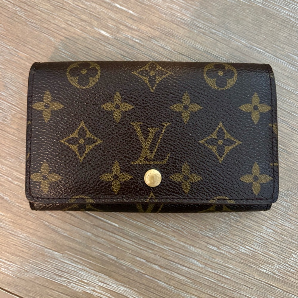 Louis Vuitton Monogram Porte Monnaie Tresor Wallet